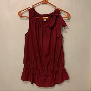 LOFT sleeveless blouse XS